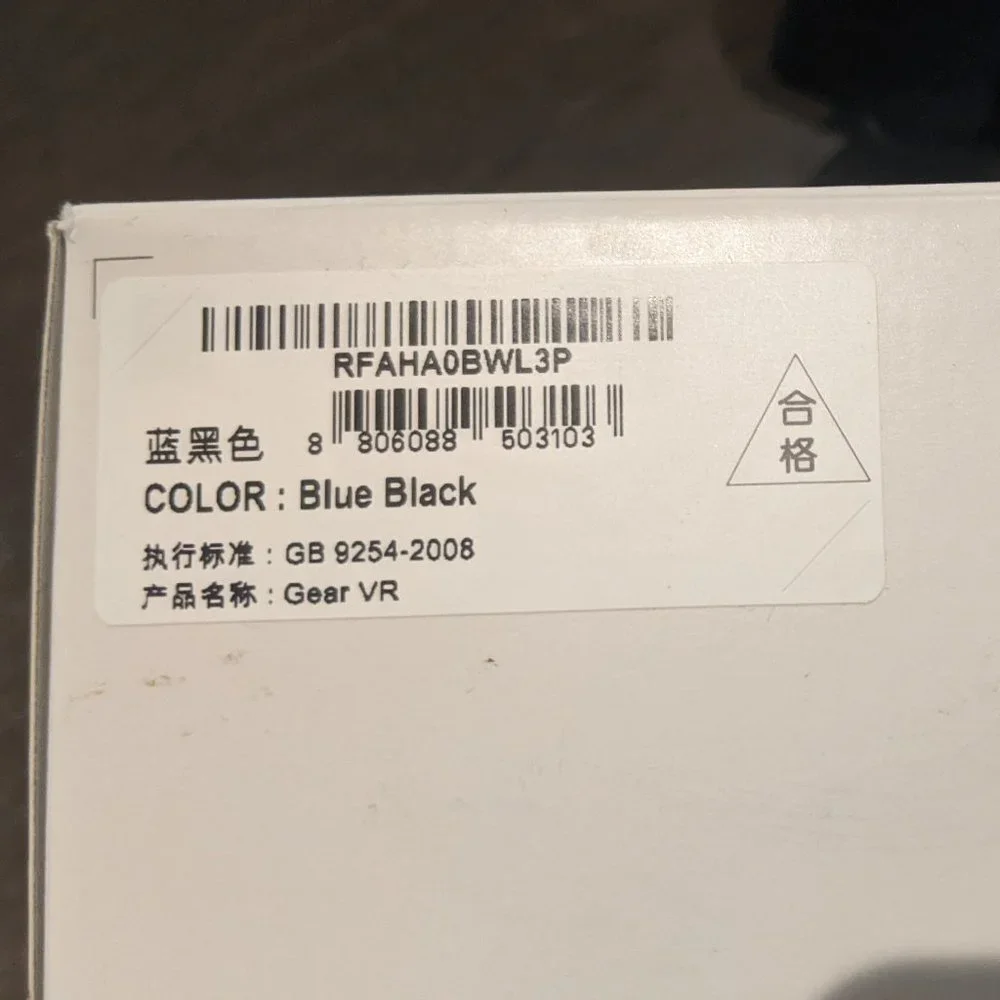 Samsung Gear VR Oculus Gaming Virtual Reality Headset Black for S7 Note7 S6
